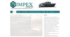 Desktop Screenshot of impexlogisticsinc.com