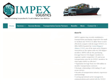 Tablet Screenshot of impexlogisticsinc.com